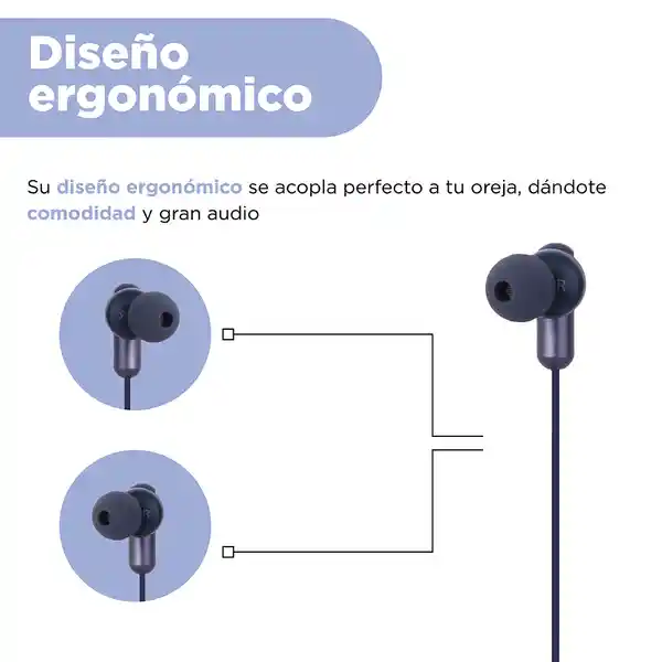 Audífonos Tipo C Life is For Fun Serie Azul Mod Pa242C Miniso