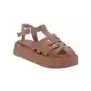 Sandalias Plataforma Chloe Beige Talla 40