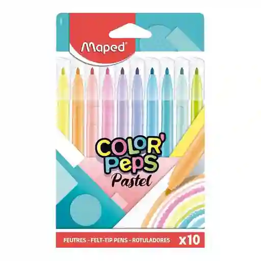 Maped Rotulador Pastel en Estuche Color Peps Ocean