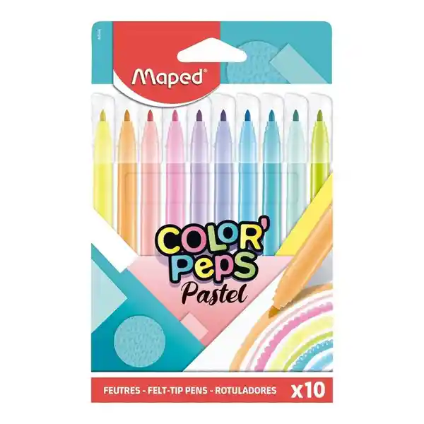 Maped Rotulador Pastel en Estuche Color Peps Ocean