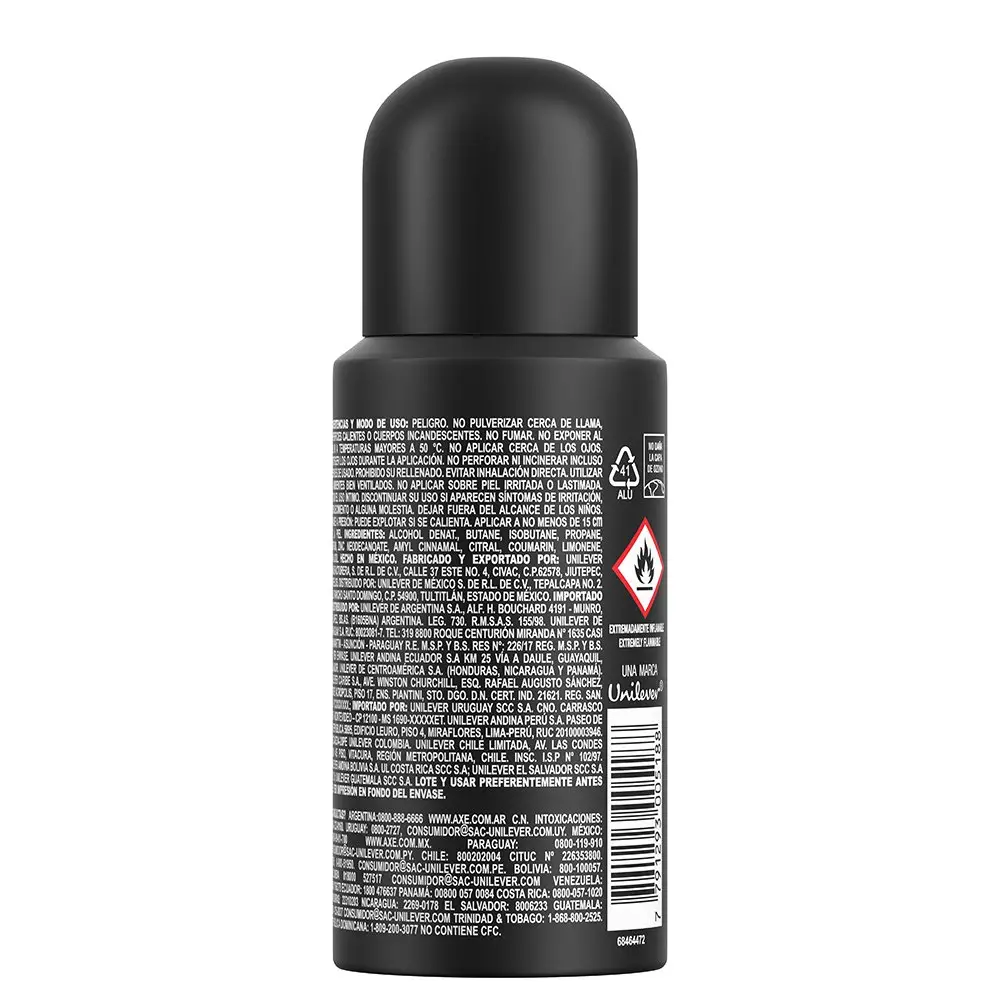 Axe Desodorante para Hombre Dark Temptation Chocolate en Aerosol