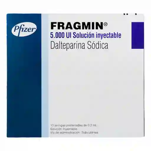Fragmin Solución Inyectable (5.000 UI)
