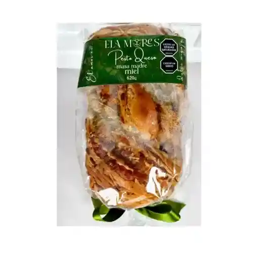 Pan Masa Madre Pesto Queso - Ela Mores