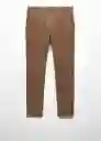 Pantalón Graham Tabaco Talla 46 Hombre Mango