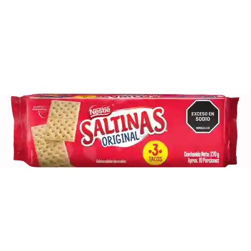 Galletas SALTINAS Original 3 tacos x 270g