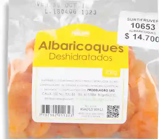 Prodelagro Albaricoques Deshidratados