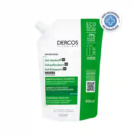 Dercos Shampoo Anti-Caspa Eco-Refill