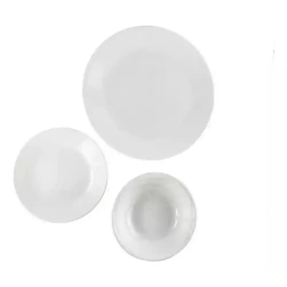 Vajilla White 2 Puestos 6 Pz Corelle 6003905 60038876003893(6pc)