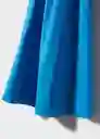 Vestido Ballet-H Azul Talla M Mujer Mango