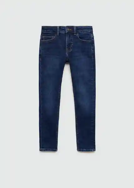 Jean Skinny Tejano Oscuro Talla 11 Niños Mango