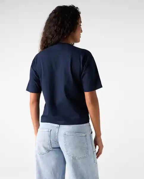 Camiseta Mujer Azul Talla M 602G000_AZU194024 Americanino