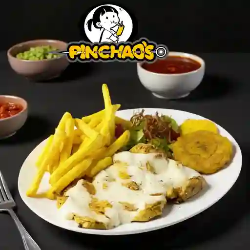 Pechuga pollo gratinada