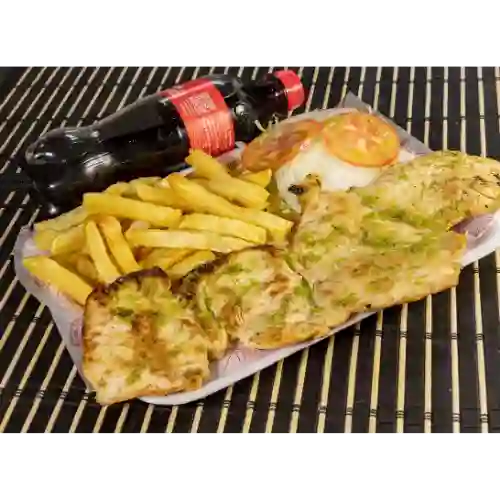 Pechuga Asada + Papas Fritas