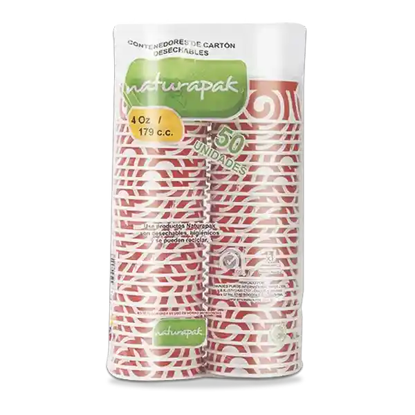 Naturapak Contenedor Biodegradable 4 oz