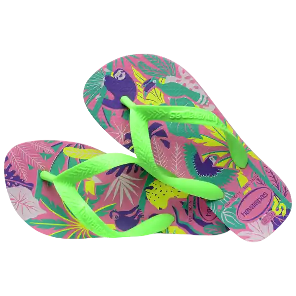 Sandalias Kids Top Fashion Limonada Rosa T. 32 4144319 Havaianas