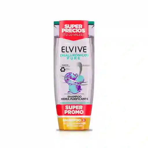 Pack Pure 370 Elvive Shampoo+ Acondicionador (740 Ml)