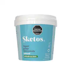 Yogurt Griego Sketos Descremado Natural (1000 Gr)