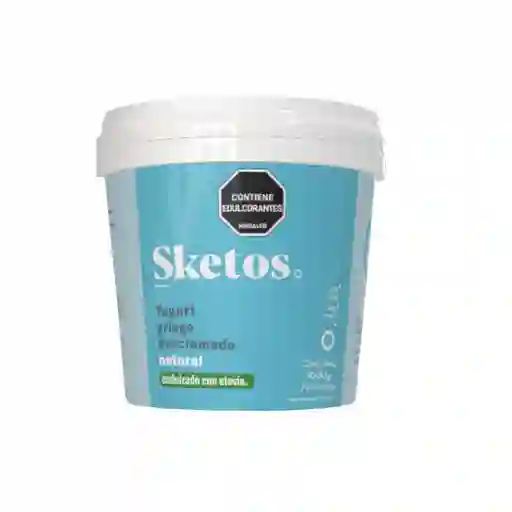 Yogurt Griego Sketos Descremado Natural (1000 Gr)