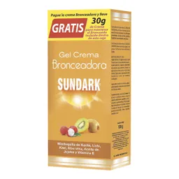 Sundark Gel Crema Bronceadora más Crema para Mantener Bronceado