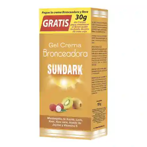 Sundark Gel Crema Bronceadora más Crema para Mantener Bronceado