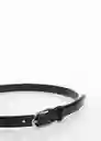 Cinturón Mevento Negro Talla L Mujer Mango