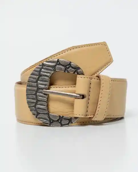Cinturón Boho Caqui Fango Medio Talla L Chevignon
