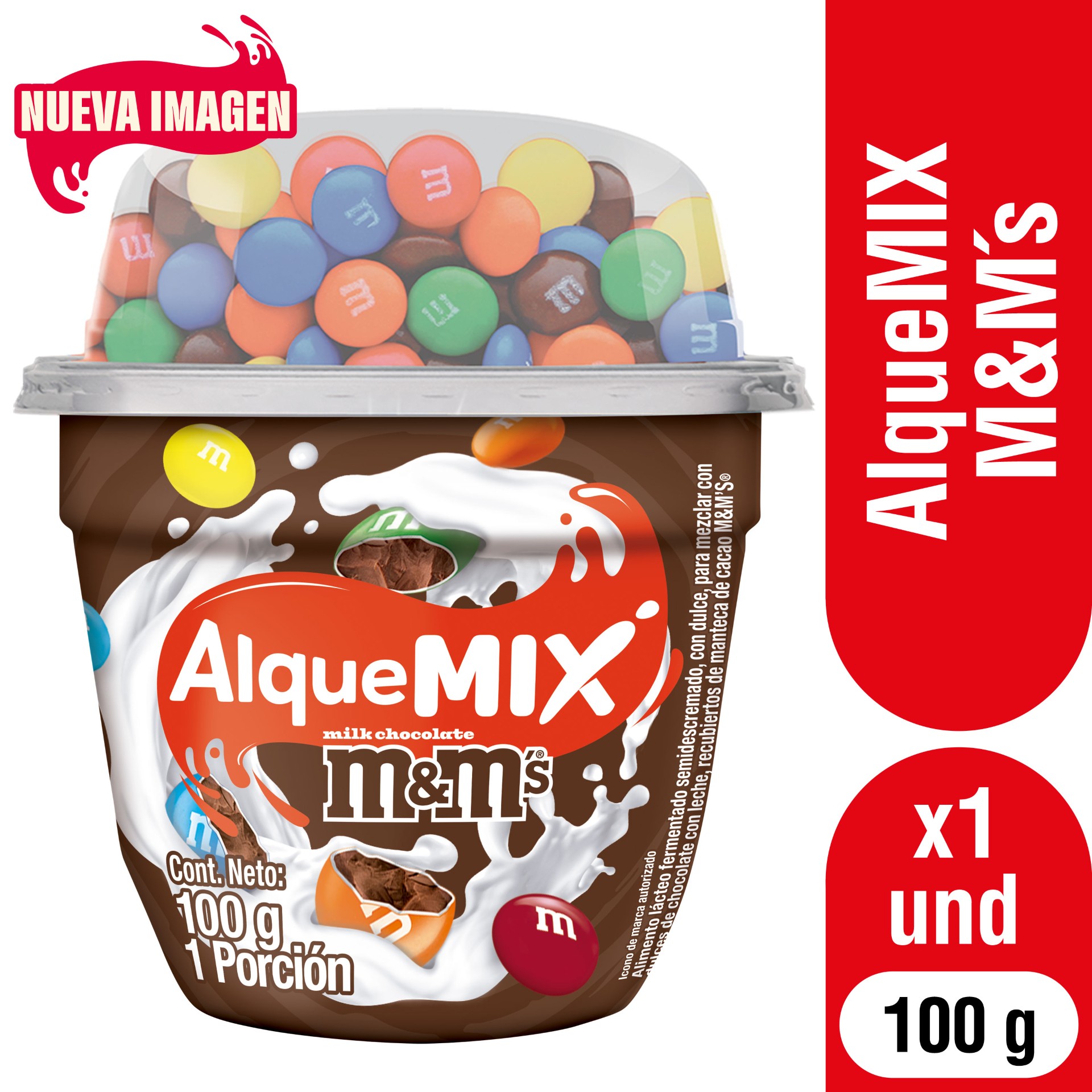 Alqueria Yogurt Con Cereal Alquemix M&M 100 g