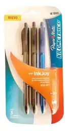 Paper Mate Bolígrafo Retráctil con Inkjoy 100 Kilométrico