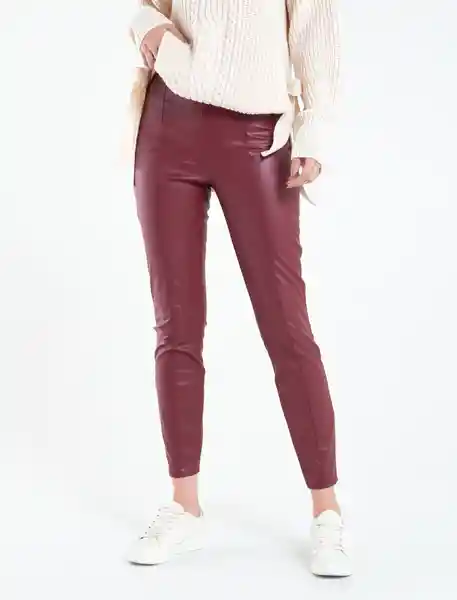 Pantalón Marley Mujer Rojo Syrah Ultra Oscuro Talla S Naf Naf