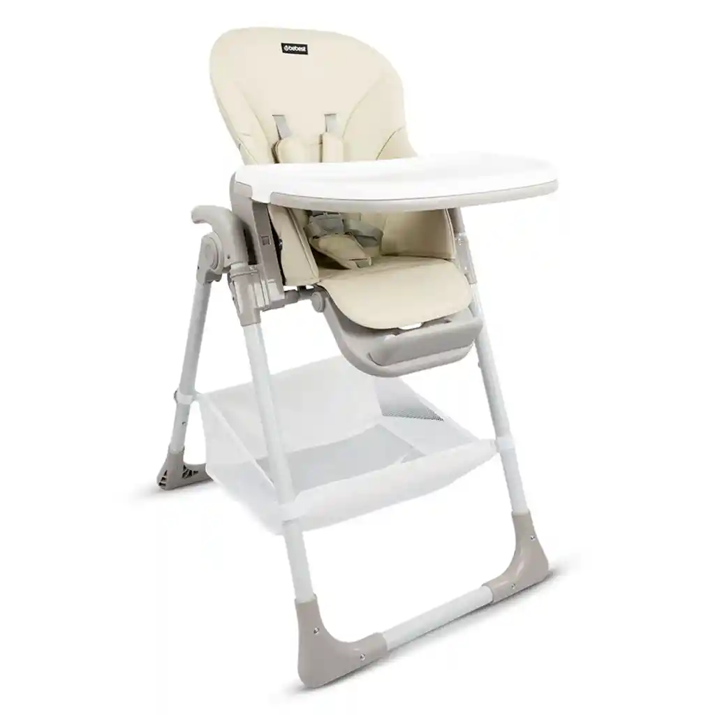 Silla Comedor Para Bebé Infantil Multiposicion Snack Premium Beige