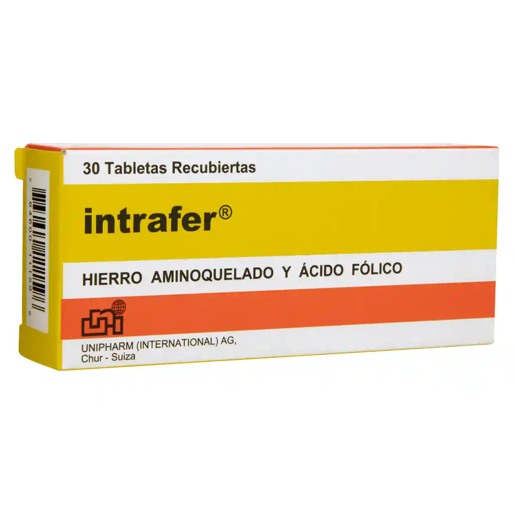 Intrafer Hierro Aminoquelado + Ácido Fólico