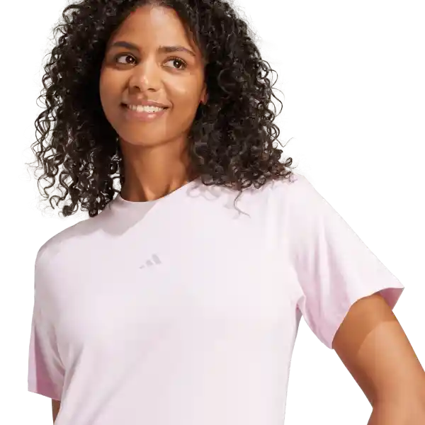 Adidas Camiseta Sl Sj T Manga Corta Mujer Rosado Talla M