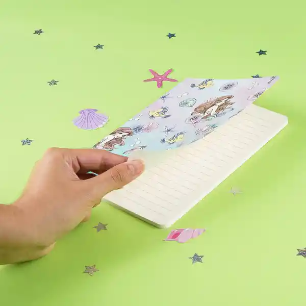 Libreta de Concha Disney la Sirenita A5 40 Hojas Miniso