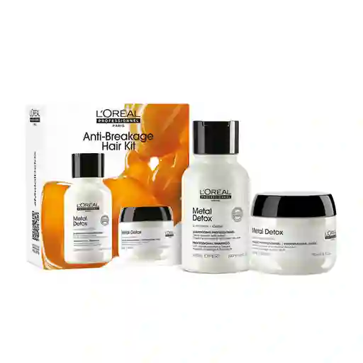L'Oréal Professionnel Kit Mini Metal Detox Shampoo y Mascarilla