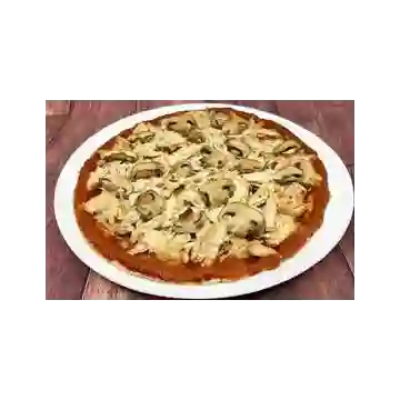 Pizza Pollo y Champiñones Mediana