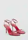 Sandalias Zazo Rojo Talla 37 Mujer Mango