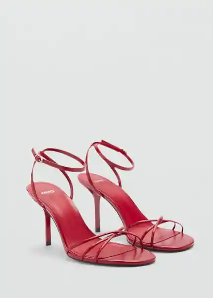 Sandalias Zazo Rojo Talla 37 Mujer Mango
