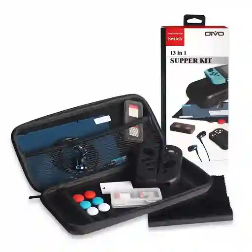 Nintendo Switch Oivo Kit 13 En 1 Protector Compatible Con