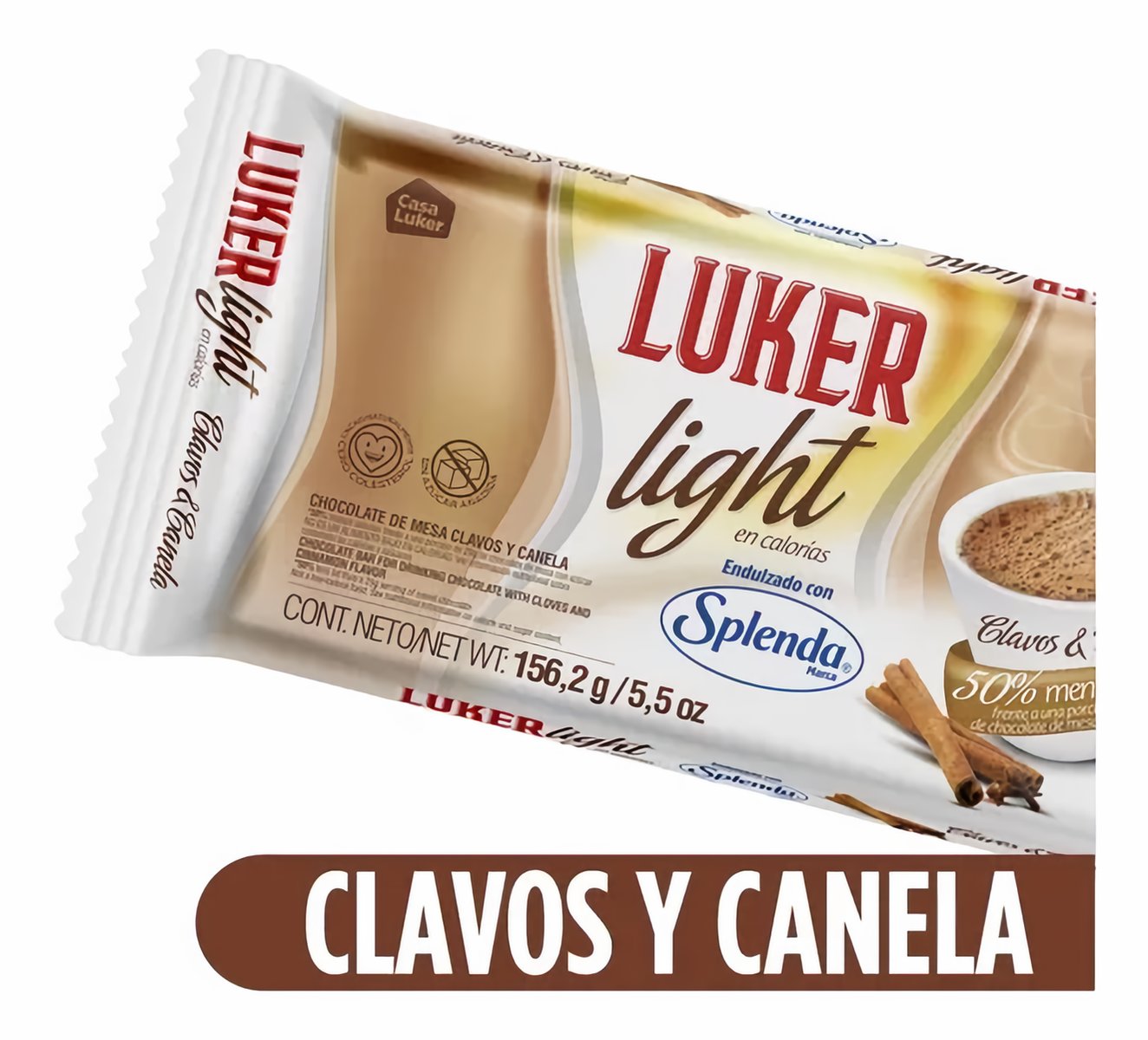 Luker Chocolate con Clavos y Canela Endulzado con Splenda 156.2 g