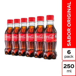 Gaseosa Coca-Cola Sabor Original 250ml x 6 Unds