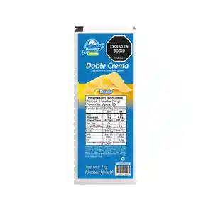 Queso Doblecrema Montefrío Tajado X 2.000 G