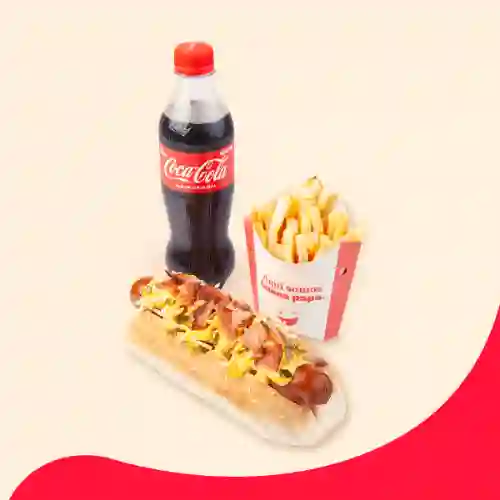 Perro Aleman + Francesas + Coca Cola