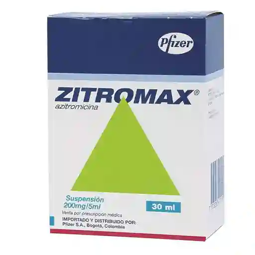 Zitromax Suspensión (200 mg/5 mL) 30 mL