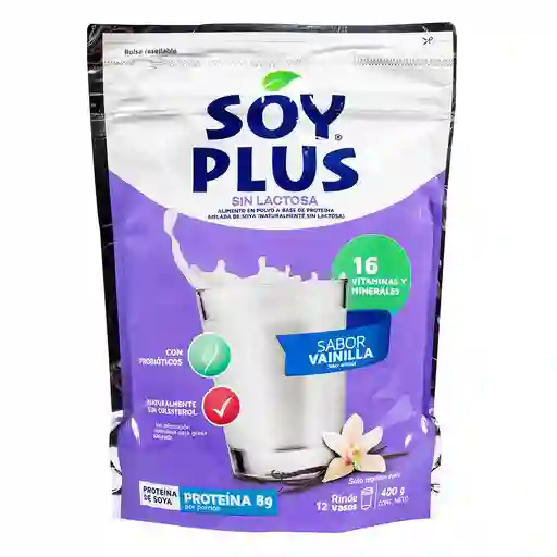 Soy Plus Leche de Soya sin Lactosa Sabor a Vainilla