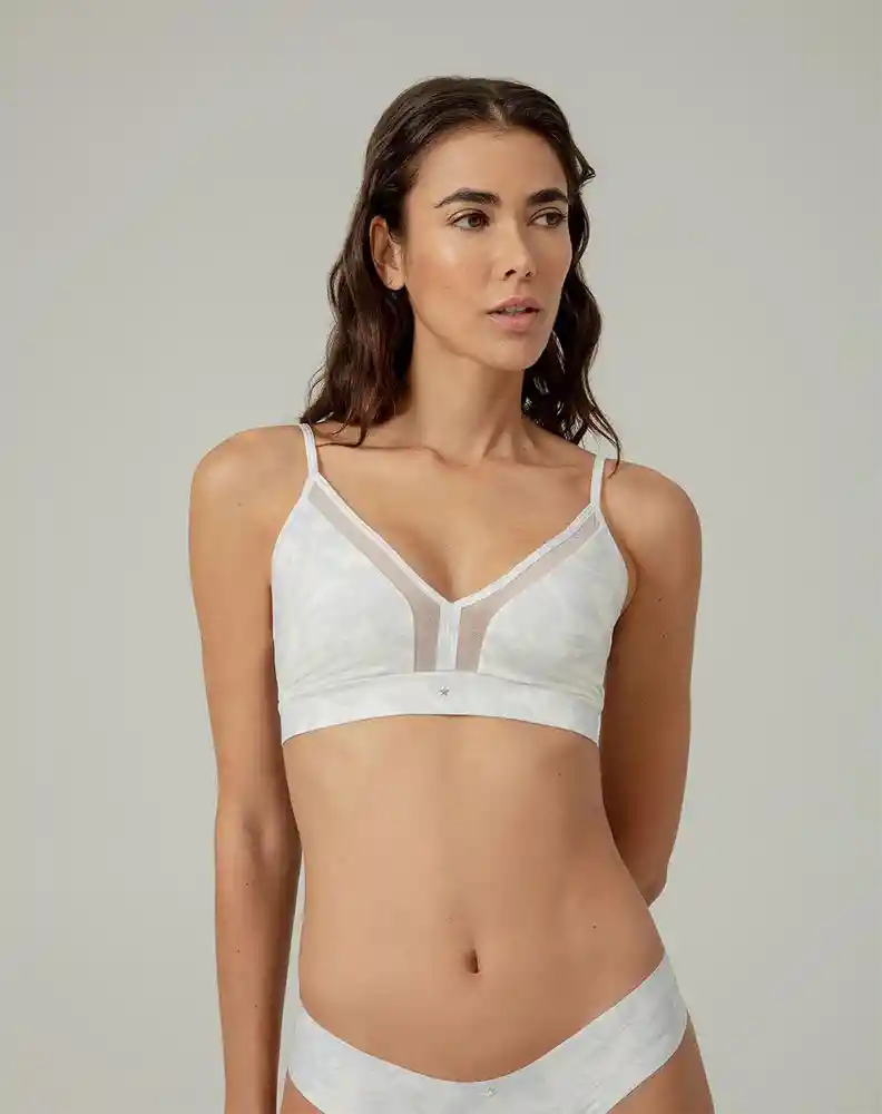 Top Tiras Delgadas M-vainilla