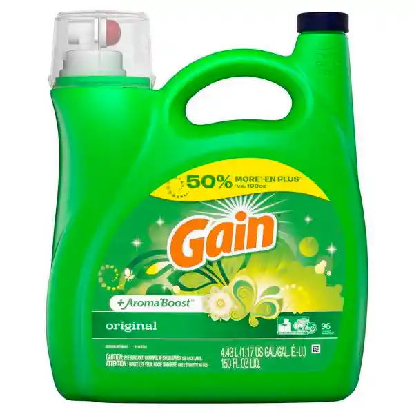 Gain Detergente Líquido Original 96 Lavadas