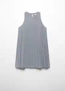 Vestido Sara-H Gris Claro Vigoré Talla S Mujer Mango