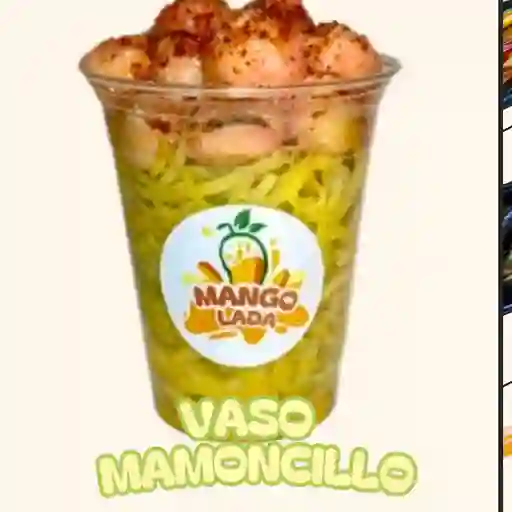 Vaso de mango con mamoncillo