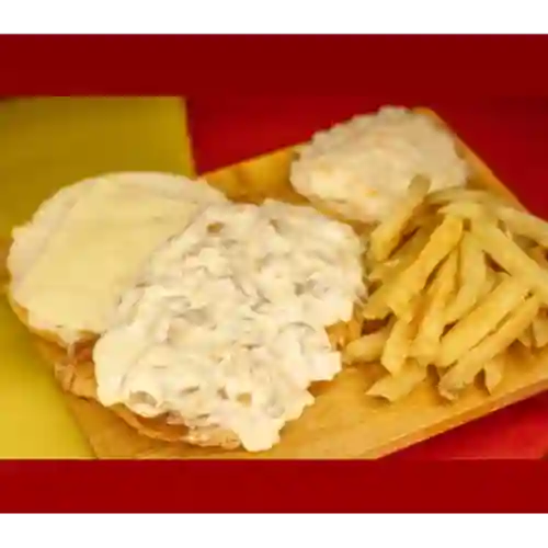 Pollo con Champiñones