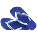 Sandalias Brasil Logo Azul Naval Talla 38 4110850 Havaianas